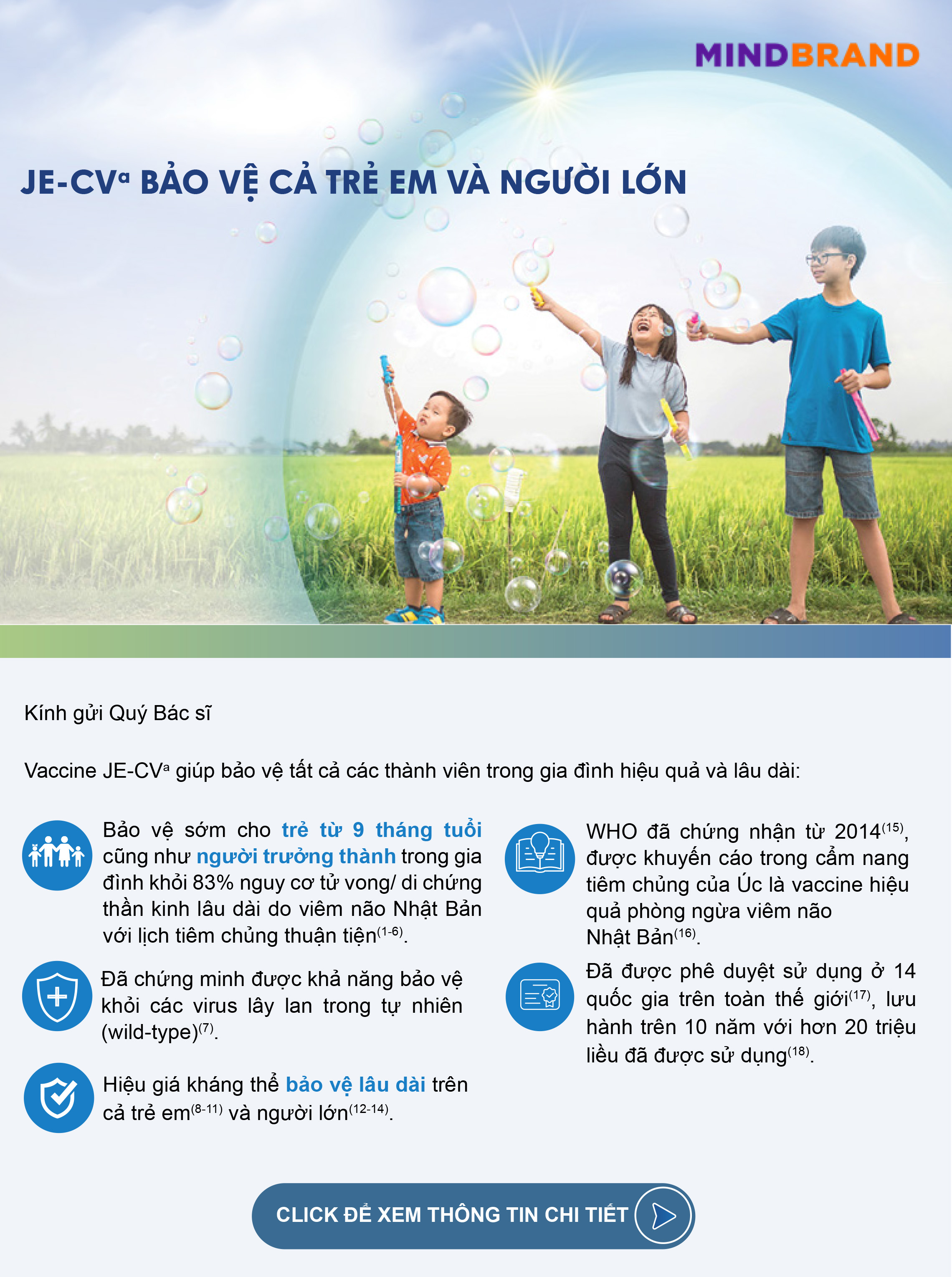JE-CVa bảo vệ cả trẻ em và người lớn