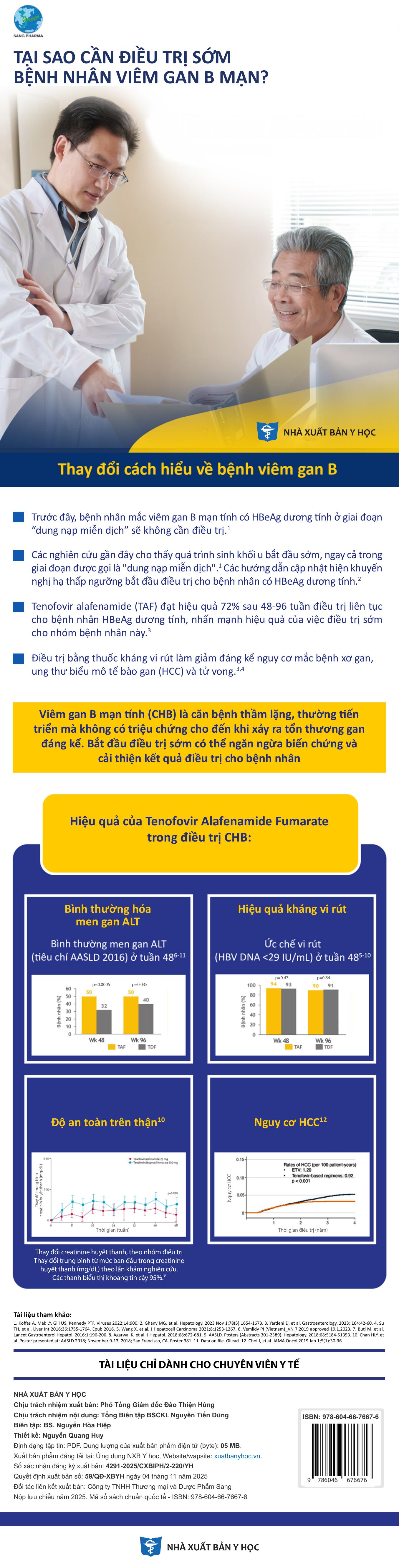 Tại sao cần điều trị sớm bệnh nhân viêm gan B mạn?