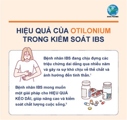 Hiệu quả của Otilonium trong kiểm soát IBS