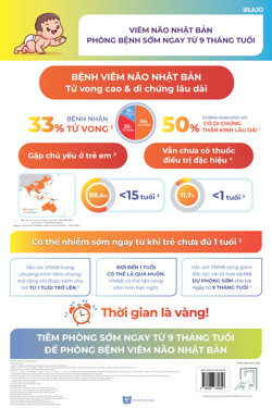 Viêm não Nhật Bản phòng bệnh sớm ngay từ 9 tháng tuổi