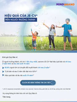 Hiệu quả của JE-CVa trên người trưởng thành