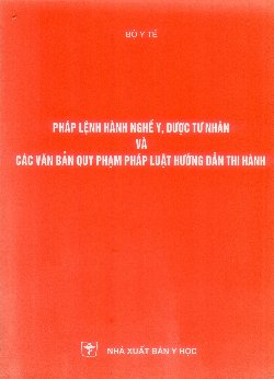 Pháp lệnh hành nghề y dược tư nhân
