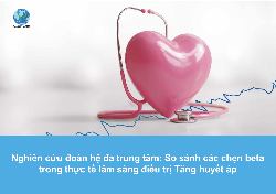 Nghiên cứu đoàn hệ đa trung tâm: So sánh các chẹn beta trong  thực tế lâm sàng điều trị Tăng huyết áp